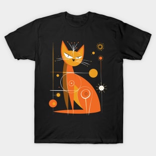 Mid Century Modern CAT Industrial Touches T-Shirt
